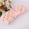 Floral Fabric & Wooden Non-Slip Clothes Hanger for Adults