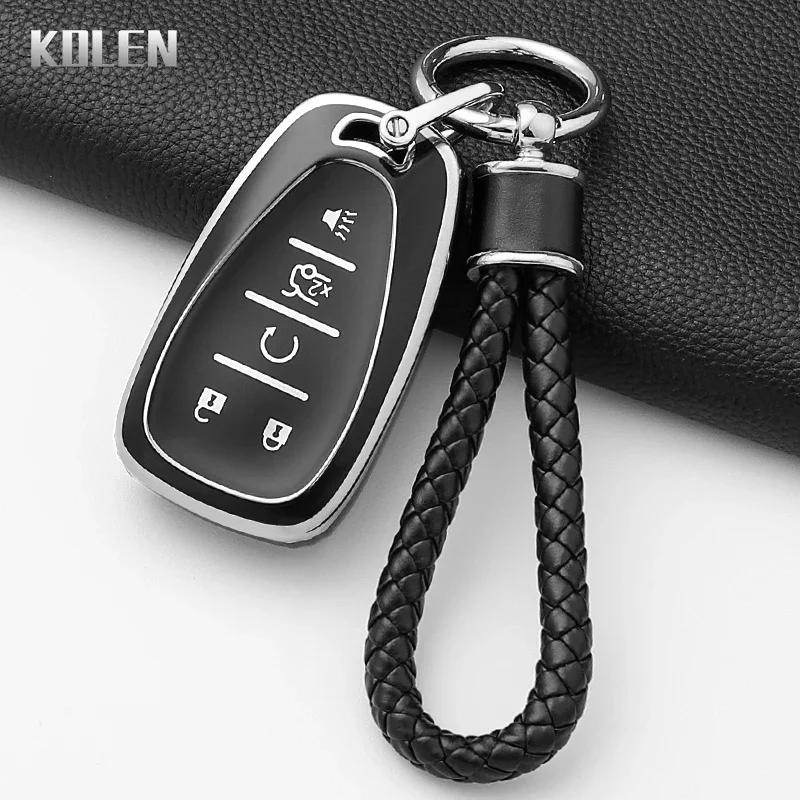 Fashion Tpu Car Key Case Cover For Chevrolet Malibu Blazer Traverse Seeker Onix Equino Volt Bolt Trax Orlando Cruze Spark Sonic