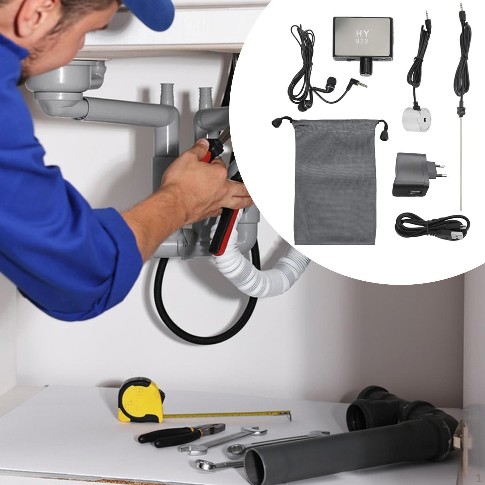 

through Wall Microphone Earphone Included Ear Listen Water Leakage Detection