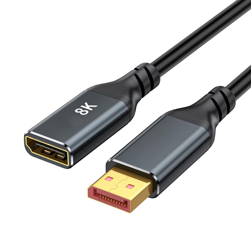 8K Mini to Cable Bi-Directional Mini to Cable 8K for Laptops Monitors