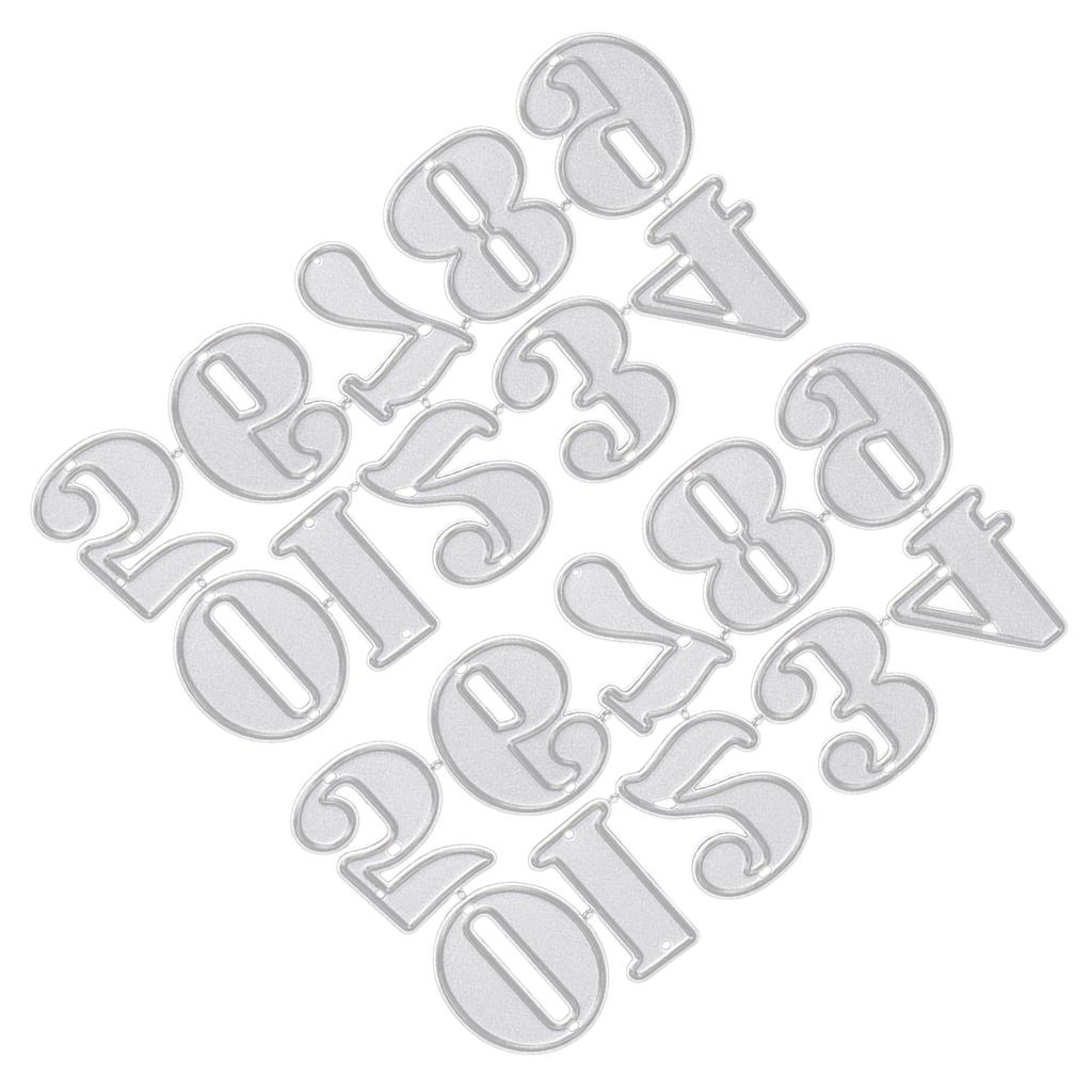 2 stücke Schneiden Stirbt Metall Figur Carbon Stahl Stanzen Platten für Papier Handwerk Anzahl Carvi