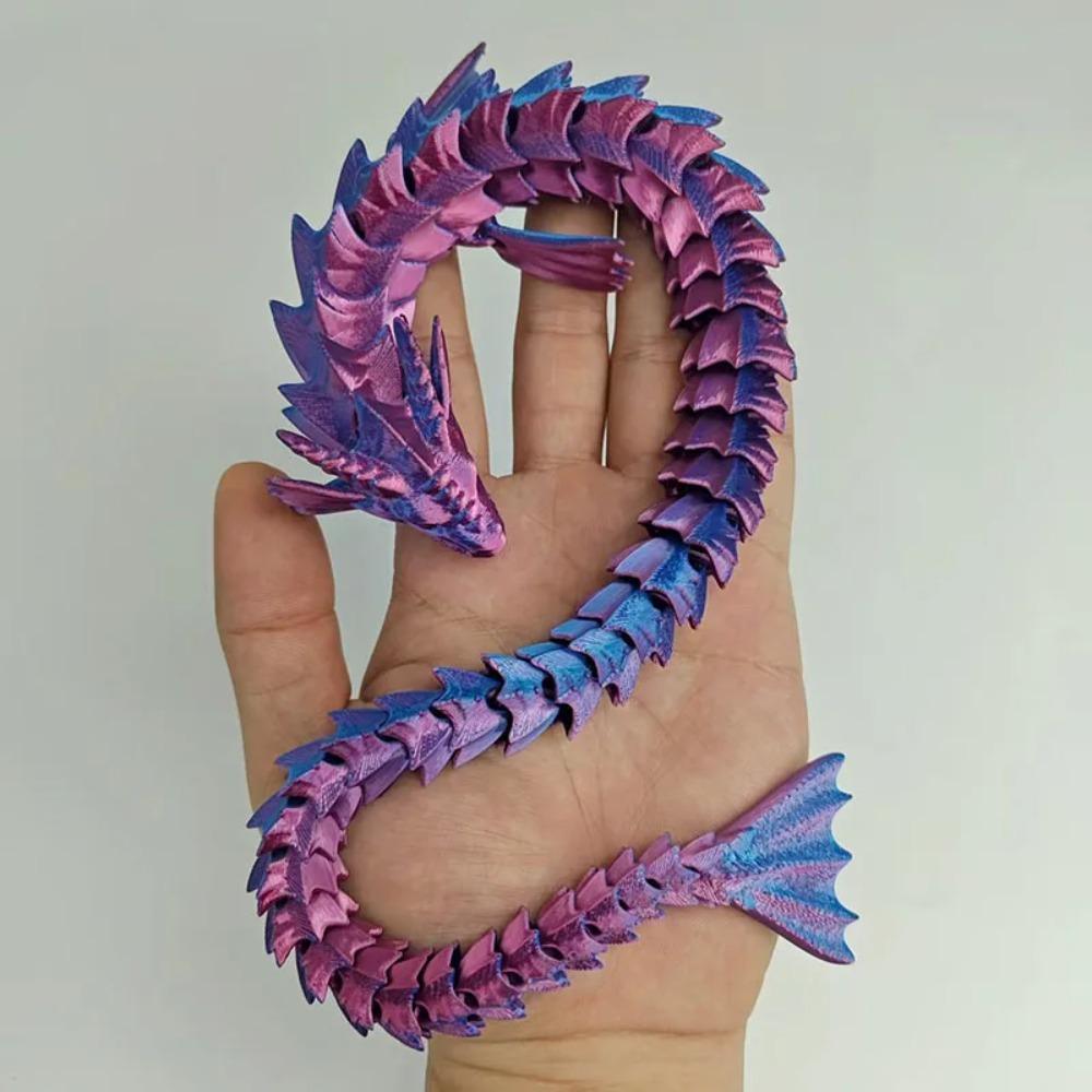 New 3d Print 45cm Sea Dragon Model Mythical Dragon Desktop Decorations Multi-articulated Activity Models Home Decorations