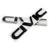Honda Civic 3D Metal Car Stickers Side Fender Badge Styling Rear Trunk Emblem Decal 2011-2024 Exterior Accessories