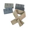 Autumn Winter Neck Scarf Solid Houndstooth Wrap Casual Warm Knit Cross Scarf Short Neck Warmer Men