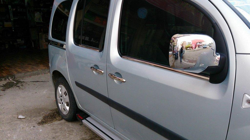 

Glass edging (stainless steel) Front and rear doors for Mercedes Citan 2013-