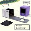 Deck Trading Card Case with Oshi Holds 100 Game Console Sleeve Vertical Two Cute Case, Window, Cards, Shape, Double/Triple Compatible, Storage,