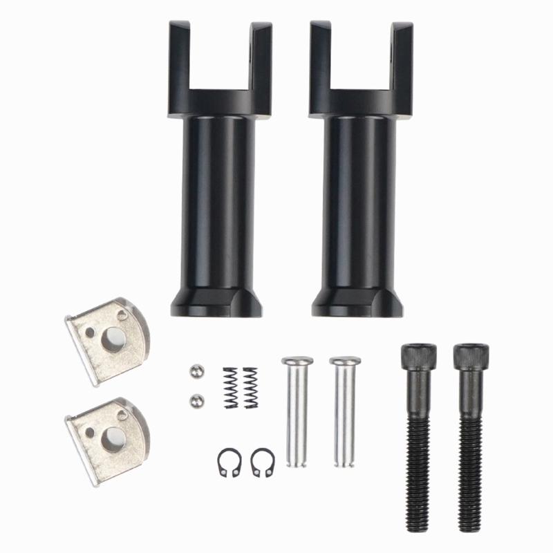 Motorcycle Passenger Footpeg Supports for 2018-2024 Replacement Left Right Foot Pegs Universal Foot Rest Bracket