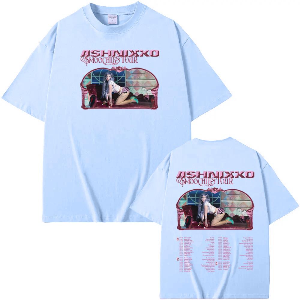 Suki Waterhouse Smooches Tour 2026T Shirt Short Sleeve 100%Cotton Summer Tee-shirt O-neck Clothing High Quality Tops