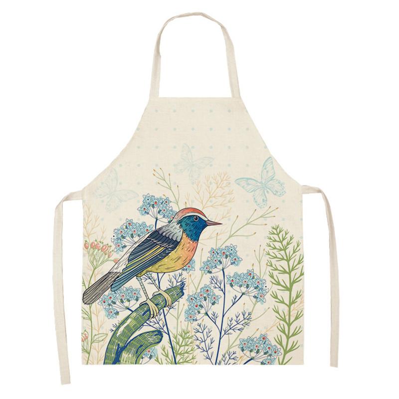 Barista Bird Print Home Kitchen Aprons Womens Kitchen Aprons Master Aprons Kitchen Baking Aprons