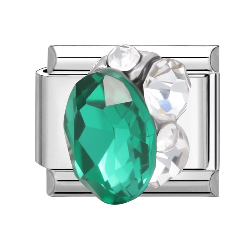 Fashion Heart Bow Knot Butterfly Star Rose Flowers Italian Charm Links Fit 9mm Stainless Steel Bracelet Women DIY Making Gift