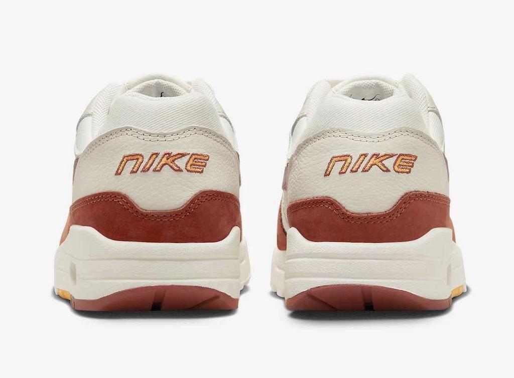 FD2370-100 Nike WMNS Air Max 1 Rugged Orange and Sail