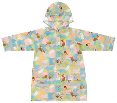 Skater Raincoat for Kids, Suitable for Height 110-125cm, Moomin Anime RACO1N-A