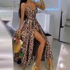 Fashion Dresses Women's Deep V-neck Sleeveless Maxi Casual Strap Bohemian Dresses Beach Wear