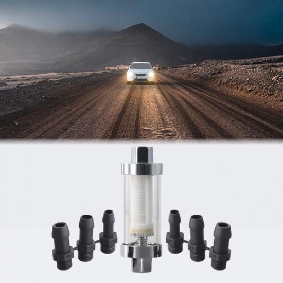 Washable Inline Fuel Filter with Easy Tallation for Various Fuel Systems