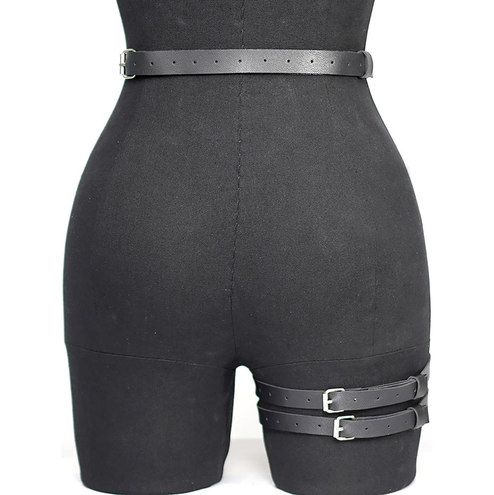 Women Fashion Belt Street Style Casual Decoration Thigh Belts Cool Punk Side Belts Womens Gothic Waistband Clothing Accessories