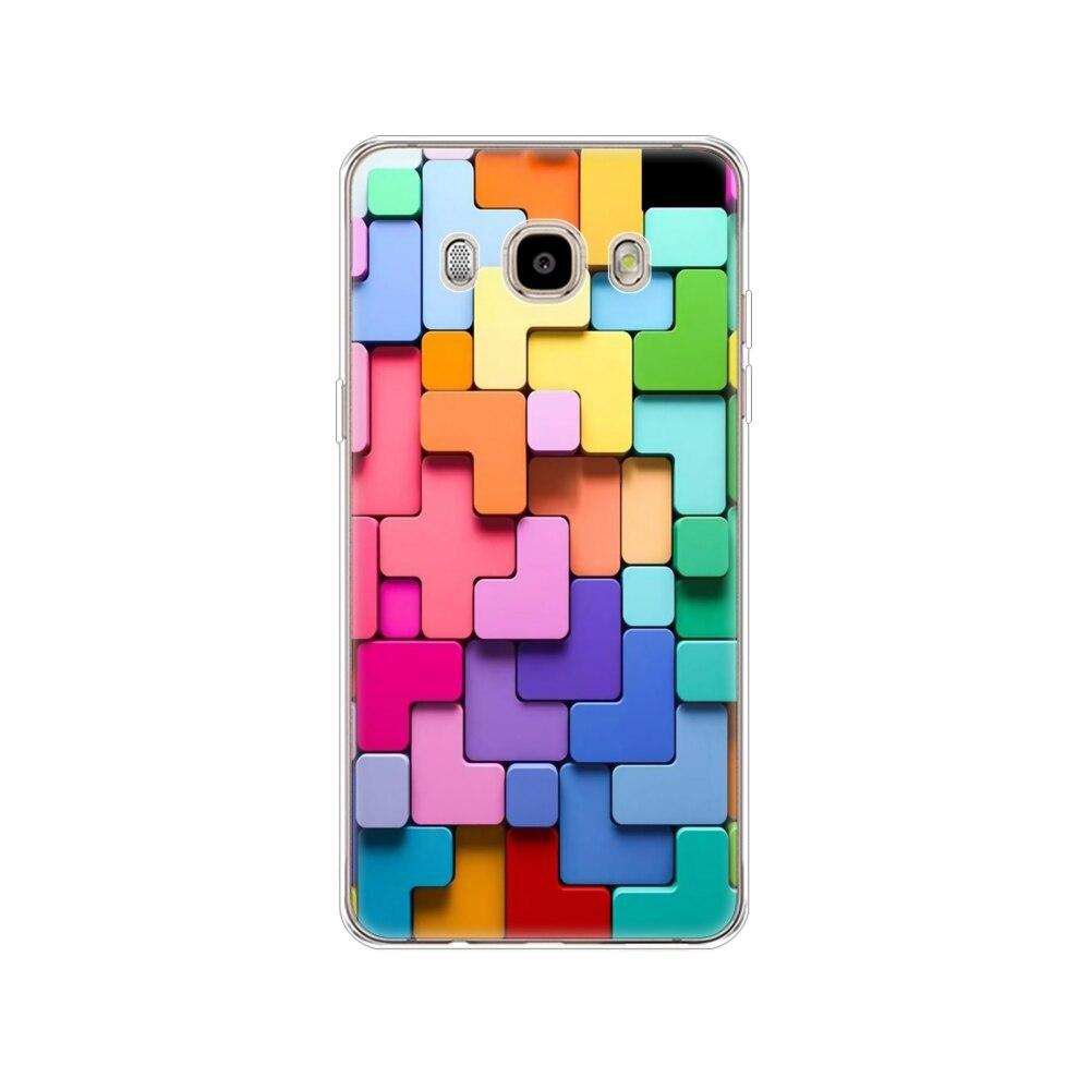 Case FOR Samsung Galaxy J7 J5 2016 Case J710 510F Cover FOR Samsung J7 J5 2016 Case Shell Winter Snow Christmas