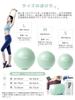 PROIRON Balance Ball, 55cm Dick, Gymnastikball, Fitnessball, Berstsicher, 300kg Tragfähigkeit, Handpumpe Inklusive (Hellgrün, 48-55 cm/S)