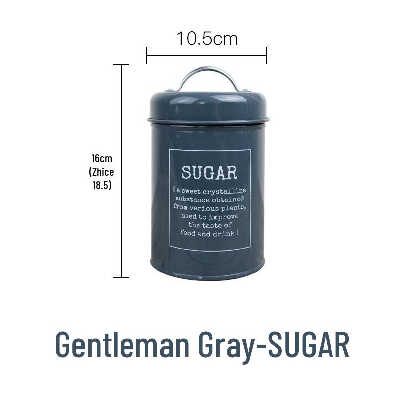 European-Style Sealed Can for Milk Powder, Coffee, Tea, Candy, or Mask Powder - Moisture-Proof with Sealing Ring