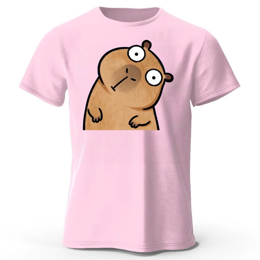 Silly Guinea Pig Menwomens Fashionable New Cotton Short Sleeved Healing Animal Print Plus Size Comfortable Casual Tshirt
