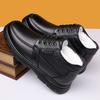 Fashion 2025 Winter High-top Warm Cotton Shoes for Men Fashion Casual Black Lace Ankle Boots Male New Designer Business Leather Shoe Man