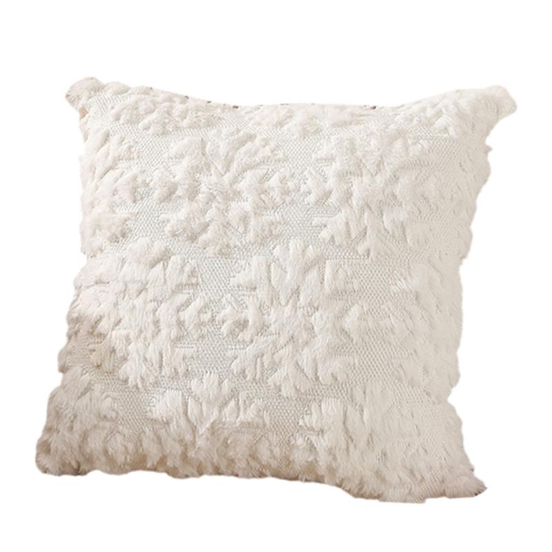 Christmas Cushion Cover Short  Throw Pillow Case Soft Plushie Sofa Pillowcase Cushion Cover Square 1PC