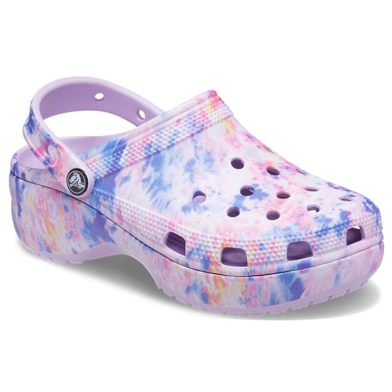 Crocs Classic Clog Platform Sandals Women's Purple