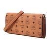MCM Monogram Print Detachable Shoulder Strap Leather Crossbody Bag Unisex crossbody bag Brown Cognac MXEBAVI03CO001
