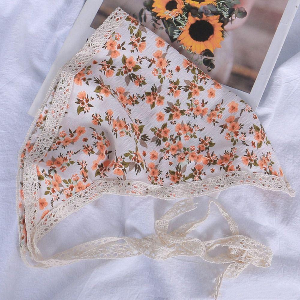 Small Flowers Hair Bands Lace Turban Bandana New Headbands  Photo Props