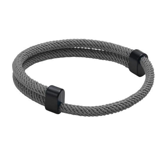 Herren Seilarmband Verstellbares Geflochtenes Seilarmband Lässiges Einfarbiges Schnurarmband Freundschaftsarmband Geschenk für Freund Bruder
