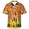 Camicia Hawaiana Vintage da Uomo con Gelato, Abbigliamento da Spiaggia, Vacanze Estive, Retrò, Menu, Poster, Camicie a Bottoni