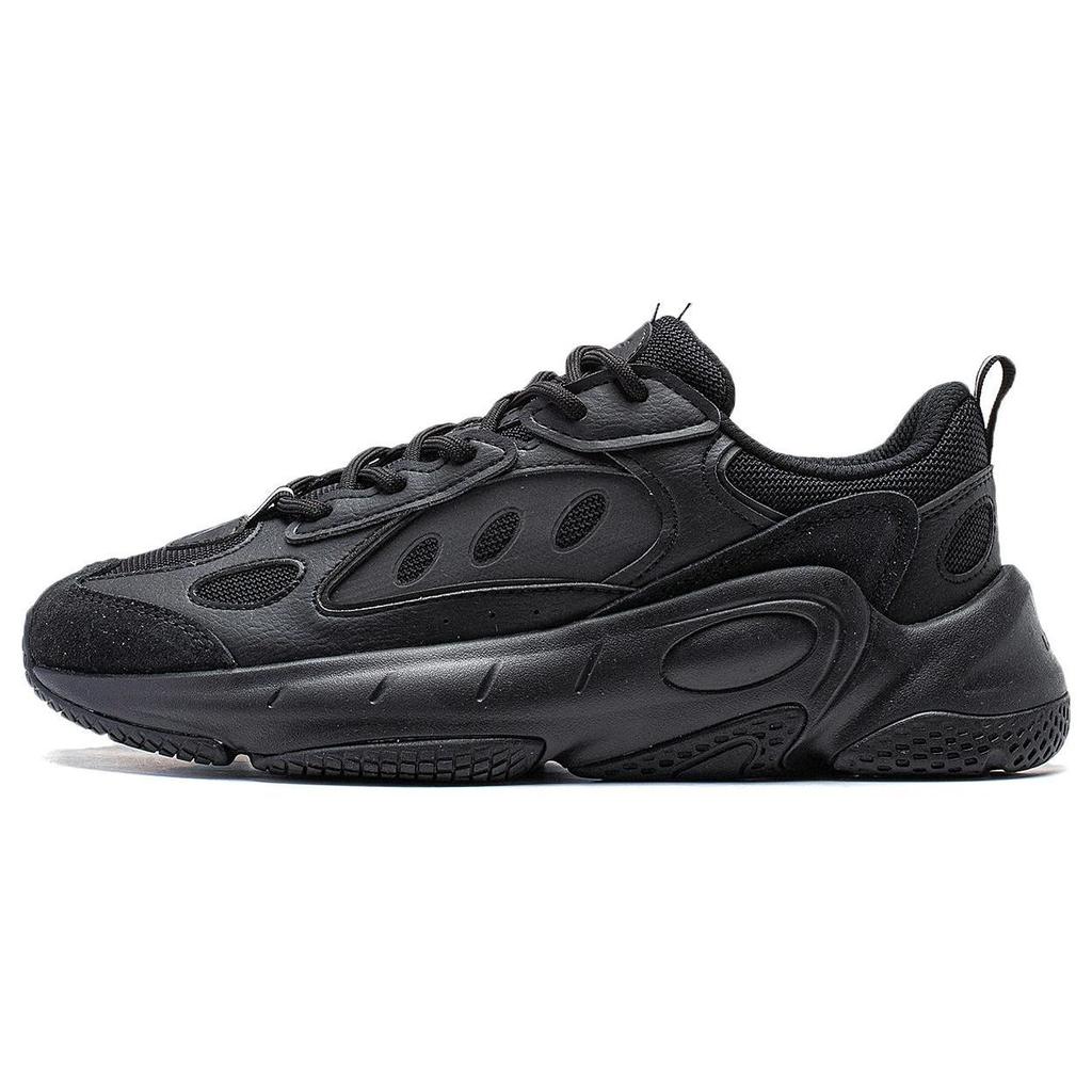 Li Ning Wing Style Cushioning Slip Resistant Abrasion Resistant Support Low Top Casual Shoes Women's Black AGCT462-4