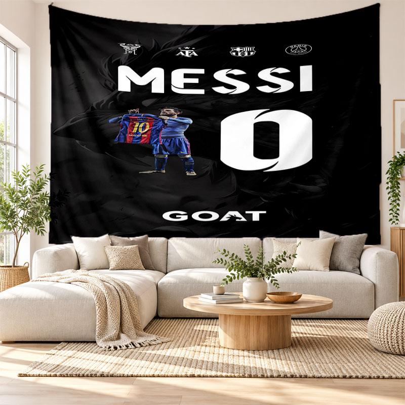 Lionel Messi Wall Tapestry, Soft Fabric Wall Hanging, Decorative Backdrop For Bedroom Home Wall Art