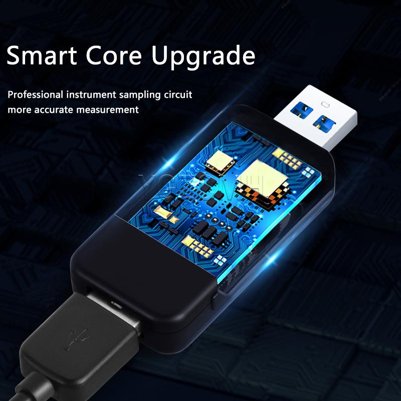 USB / Type-c Tester Multi-function Digital Display DC Voltage Ammeter Power Meter Mobile Power Charger Indicator