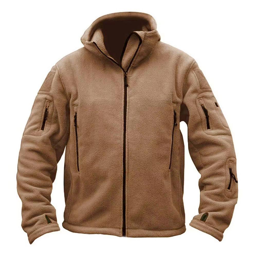 Man Tactical Jacket 300g Polar Fleece Outwear Windbreaker Thermal Heavyweight Winter Warm Coat Male Outdoor Coats Men's Jackets