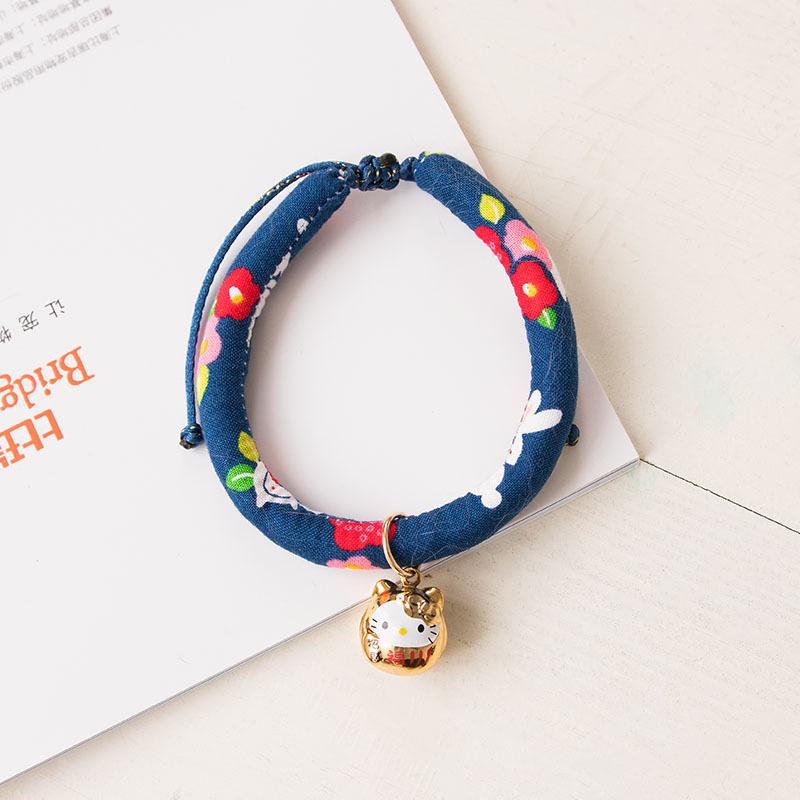Japanese Japanese Zephyr Pet Collar Cute Little Strawberry Bells Cute Adjustable Accessories Cat and Dog Supplies
