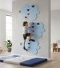 Climbing Wall Cloud 3 White - Gray Holds