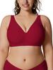 Plus Size Seamless Leopard Print Invisible Bra with Soft Support