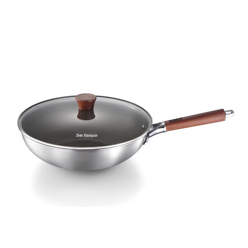 Zhang Xiao Quan Titanium Steel 32cm Wok with Lid