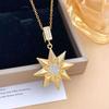 Necklace European, American moon star micro-inlaid zircon necklace accessories female niche personality light luxury high-end accessories