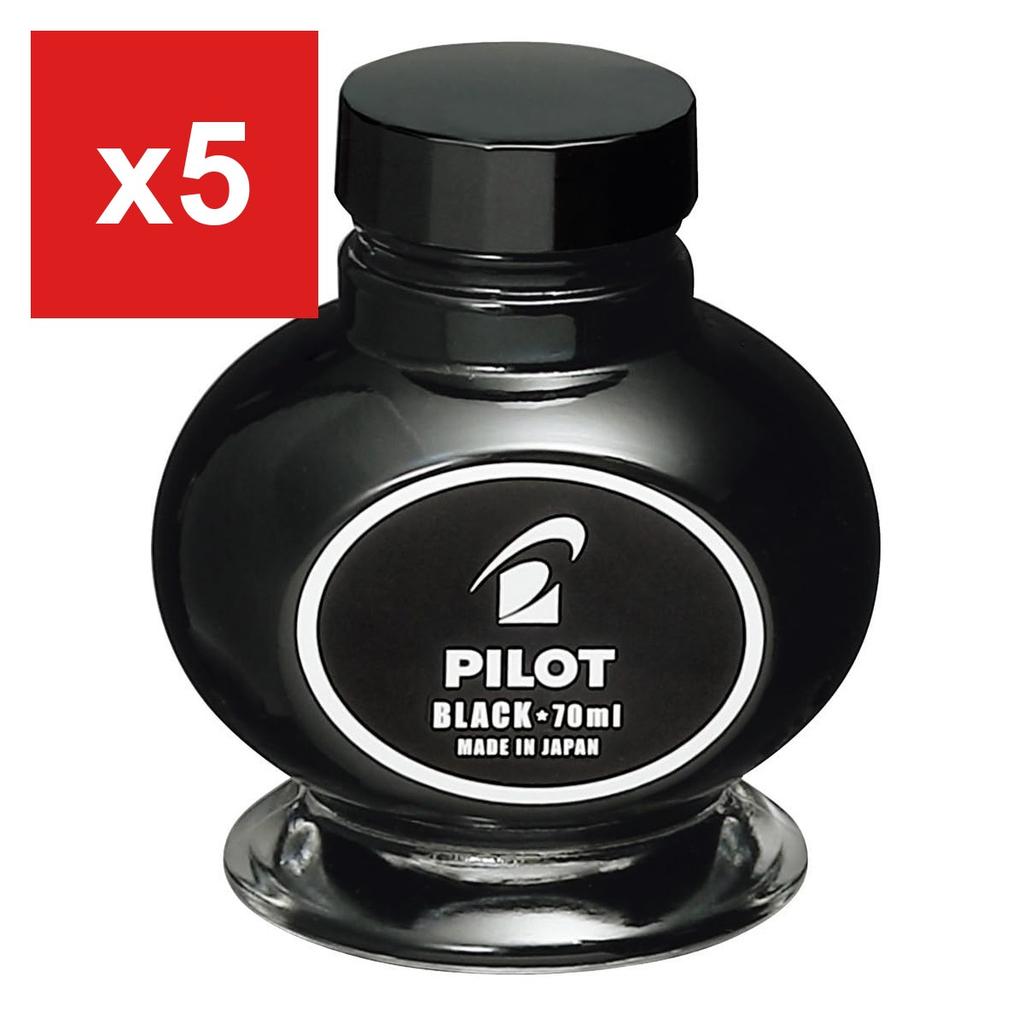 Pilot General Writing Ink, Black (For Plunger-Fill Fountain Pens), INK70B
