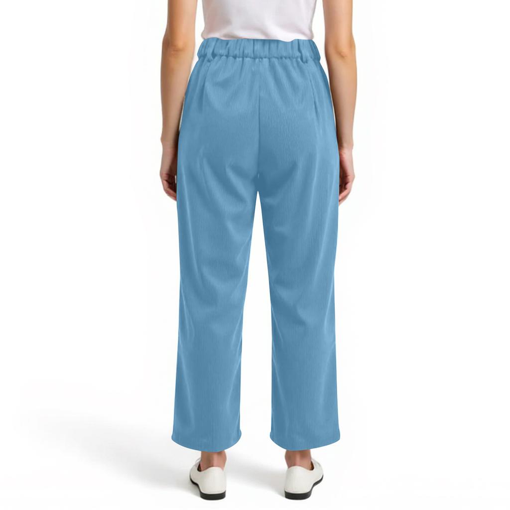 Women's Straight Pants Fashion Casual Pants Nine Point Harlan Pants