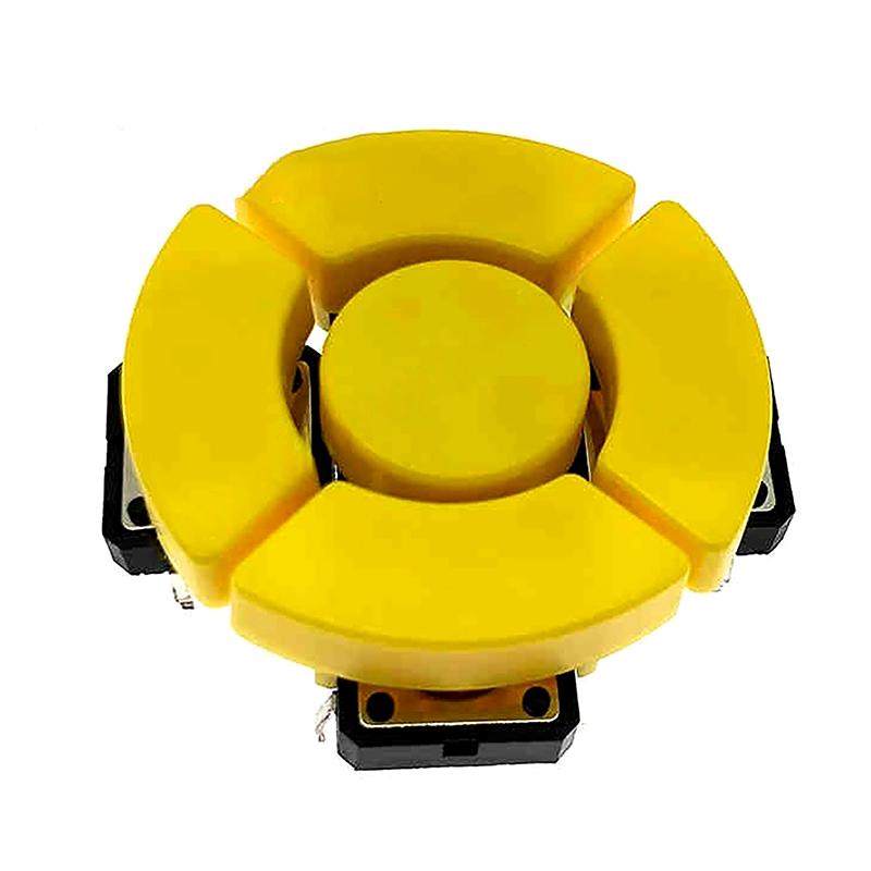 1 Set B3F-4055 With Arrow Ok Button Smd 12*12*7.3Mm Micro Tactile Tact Taster A14 Cap 5 Way Direction Combination Switch