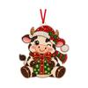 Christmas 2D Acrylic Hanging Ornament Cute Holiday Decoration for Kids