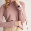 PALUOPO Women's Rhinestone Round Neck Cashmere Pullover Sweater