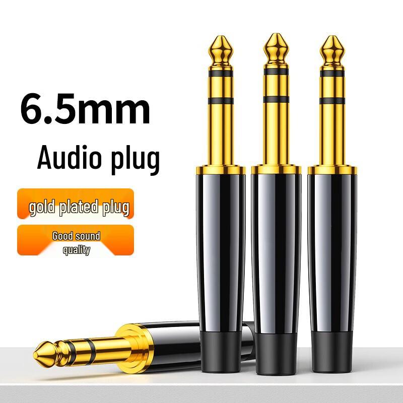 

6.5mm TRS Stereo Audio Solder Connectors (4-Pack)