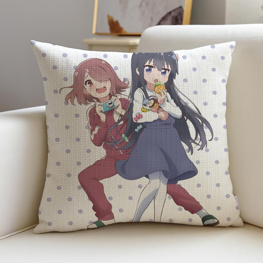 WATATEN an Angel Flew Down to MeS Cushion Cover Breathable and skinfriendly linen pillowcase  removable and washable cushion