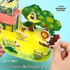 3D Stereo DIY Paper Puzzle - Handmade Small House Toy for Children Aged 3-6.
