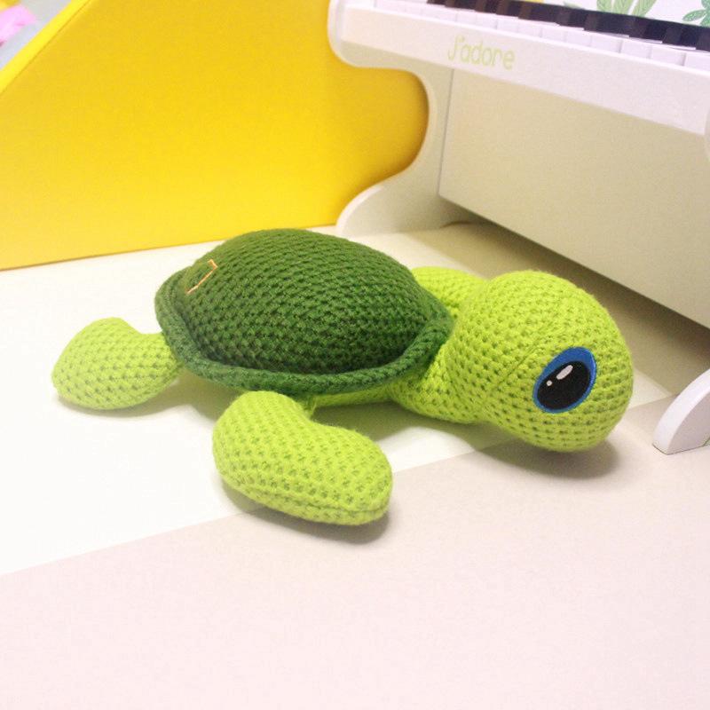 Niedliche niedliche Woll-Tier-Schildkrötenpuppe Plüschtier Igelpuppe Kinderbegleitung Beruhigungspuppe 25cm