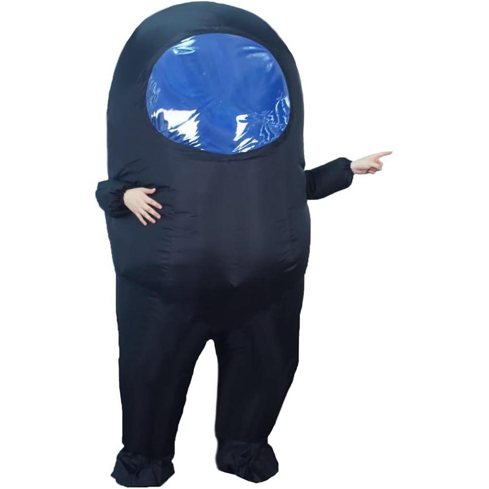 Inflatable Space Suit Costume Adult Astronaut Theme Blow Up Funny Costume for Cosplay Carnival Halloween Christmas Party