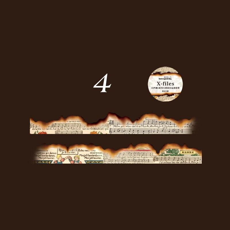 

8 стилей, винтажная лента васи, сделай сам, декоративная наклейка для ручного счета, бумага васи LXY